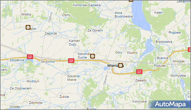mapa Kochanów Wieniawski, Kochanów Wieniawski na mapie Targeo