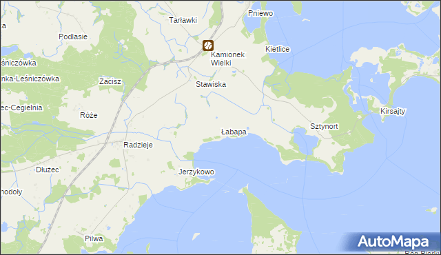 mapa Łabapa, Łabapa na mapie Targeo