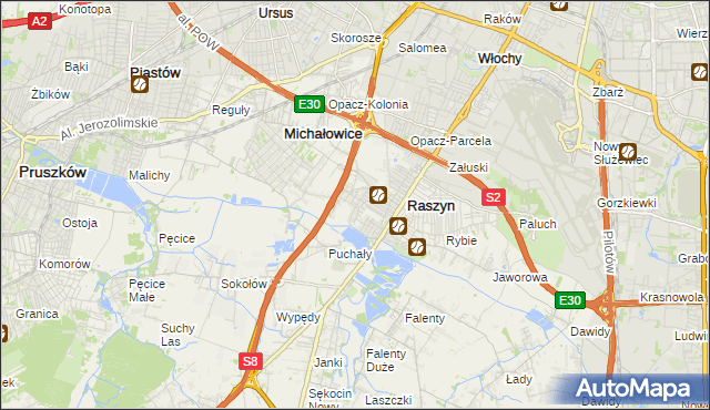 mapa Nowe Grocholice, Nowe Grocholice na mapie Targeo