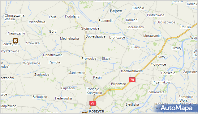 mapa Sędziszowice, Sędziszowice na mapie Targeo