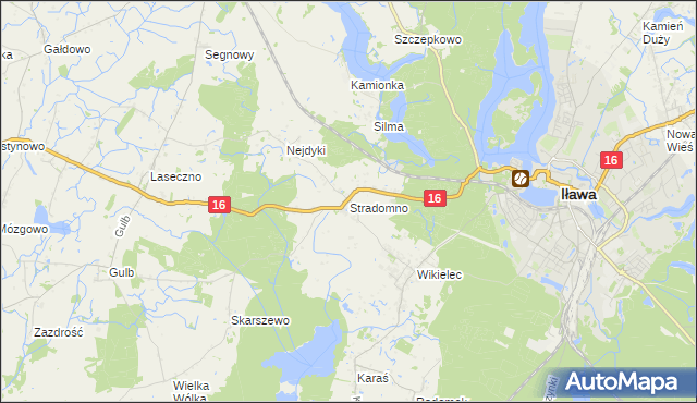 mapa Stradomno, Stradomno na mapie Targeo