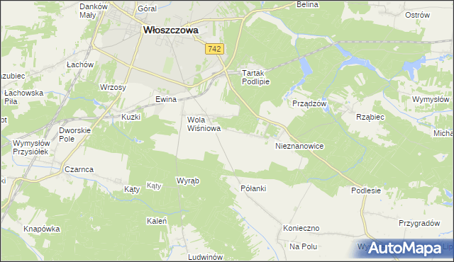 mapa Martynnik, Martynnik na mapie Targeo