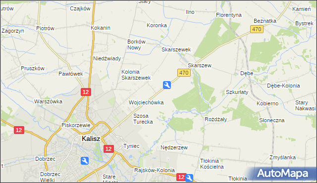mapa Pólko gmina Żelazków, Pólko gmina Żelazków na mapie Targeo
