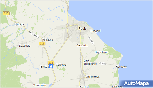 mapa Celbówko, Celbówko na mapie Targeo