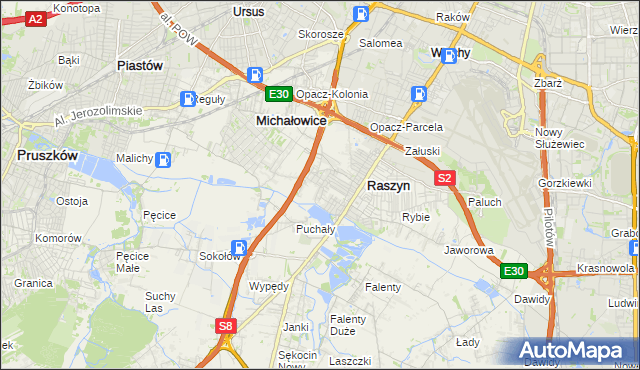 mapa Nowe Grocholice, Nowe Grocholice na mapie Targeo