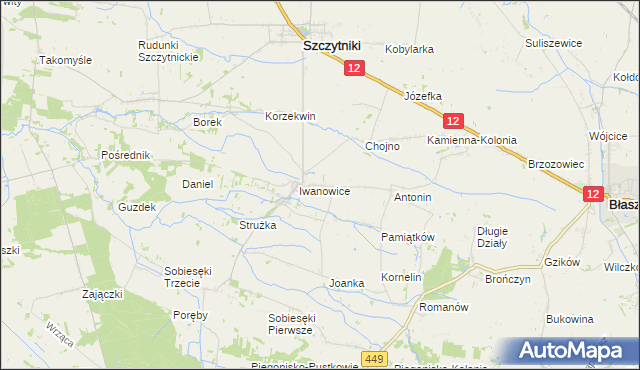 mapa Niemiecka Wieś, Niemiecka Wieś na mapie Targeo