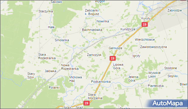 mapa Pawłowszczyzna, Pawłowszczyzna na mapie Targeo