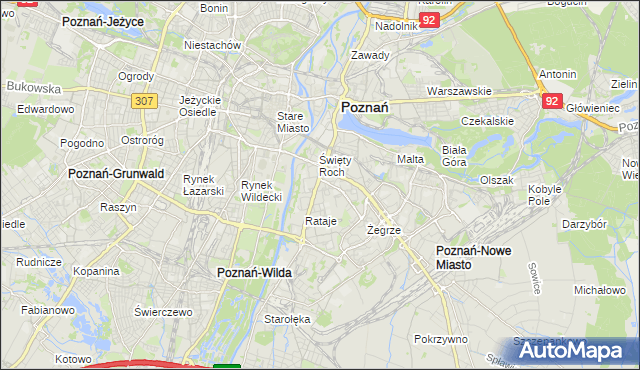 mapa Obrzyca, Obrzyca na mapie Targeo