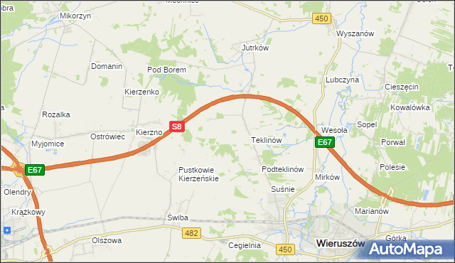mapa Nawrotów, Nawrotów na mapie Targeo