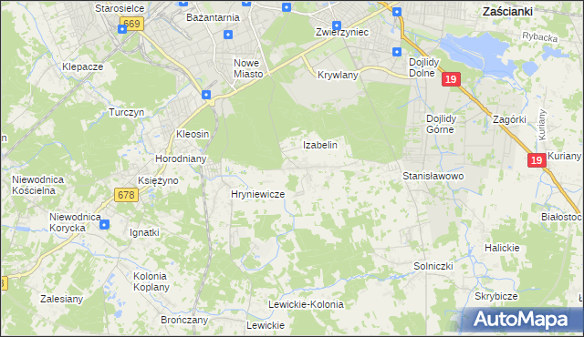mapa Olmonty, Olmonty na mapie Targeo