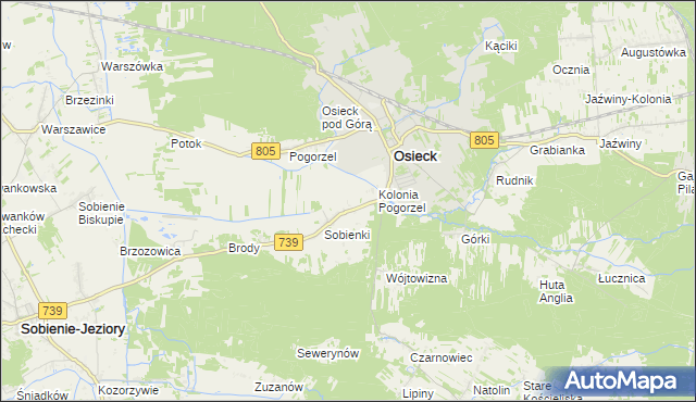 mapa Pod Sobienkami, Pod Sobienkami na mapie Targeo