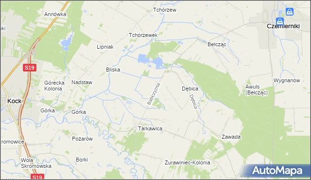 mapa Babczyzna, Babczyzna na mapie Targeo