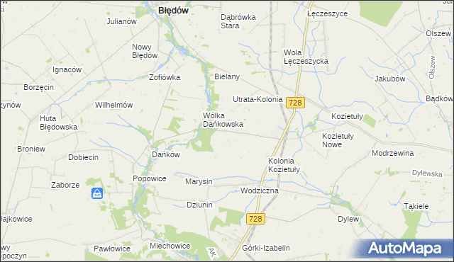 mapa Dalboszek, Dalboszek na mapie Targeo