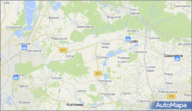 mapa Dzimierz, Dzimierz na mapie Targeo