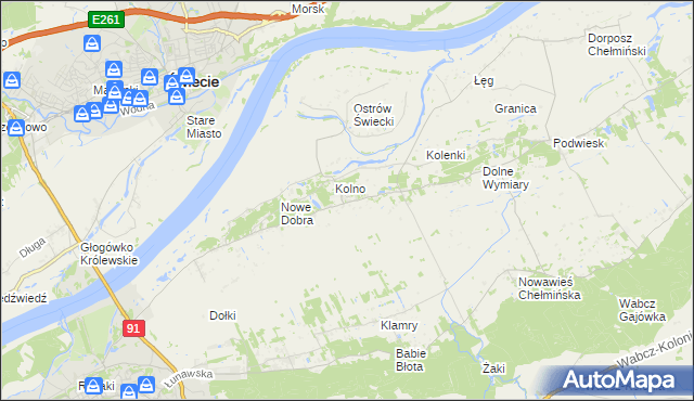 mapa Górne Wymiary, Górne Wymiary na mapie Targeo