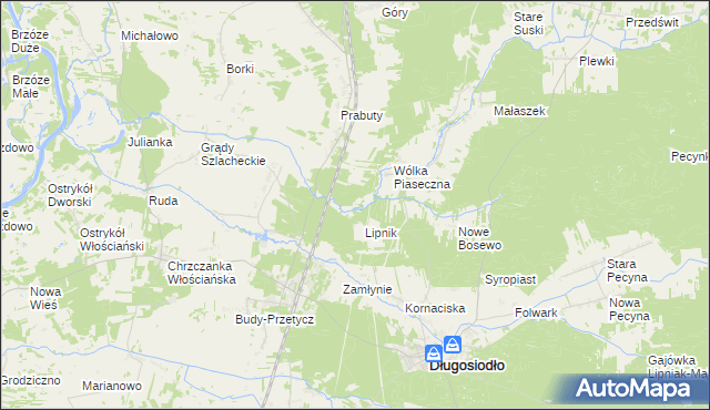 mapa Kabat, Kabat na mapie Targeo