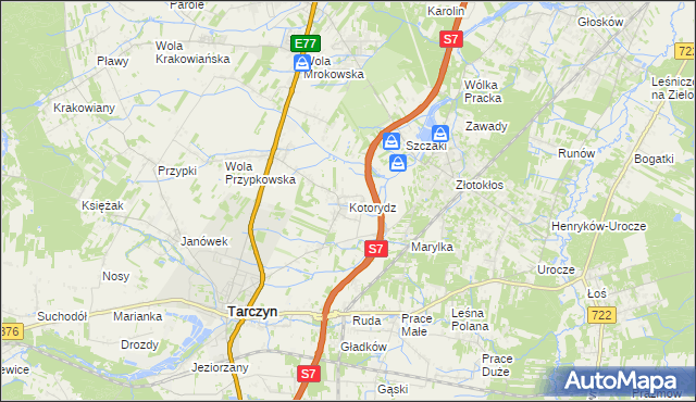 mapa Kotorydz, Kotorydz na mapie Targeo