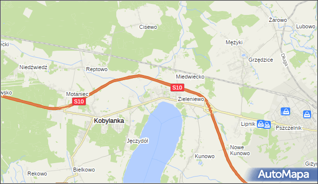 mapa Morzyczyn gmina Kobylanka, Morzyczyn gmina Kobylanka na mapie Targeo