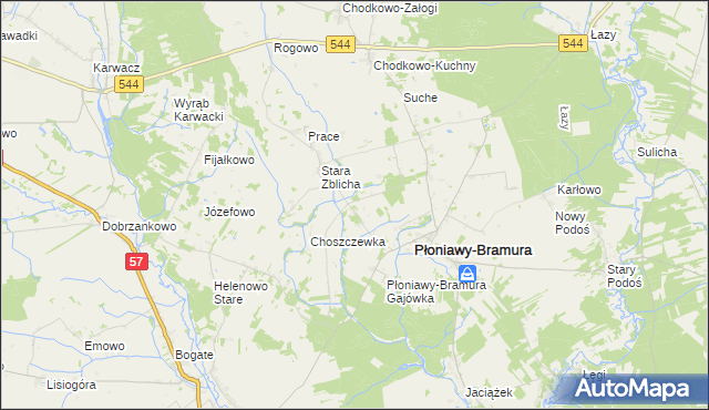 mapa Nowa Zblicha, Nowa Zblicha na mapie Targeo