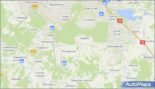 mapa Olmonty, Olmonty na mapie Targeo