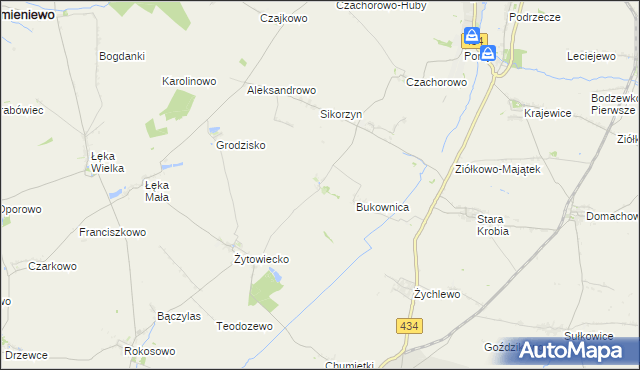 mapa Pijanowice, Pijanowice na mapie Targeo