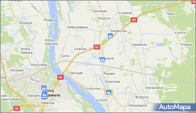 mapa Piotrowice gmina Karczew, Piotrowice gmina Karczew na mapie Targeo