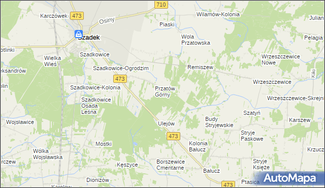 mapa Przatówek, Przatówek na mapie Targeo