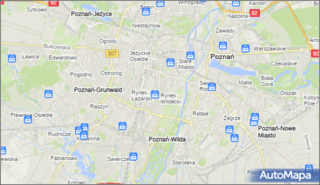 mapa Rynek Wildecki, Rynek Wildecki na mapie Targeo