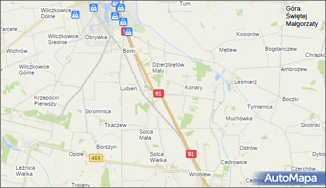 mapa Sierpów, Sierpów na mapie Targeo