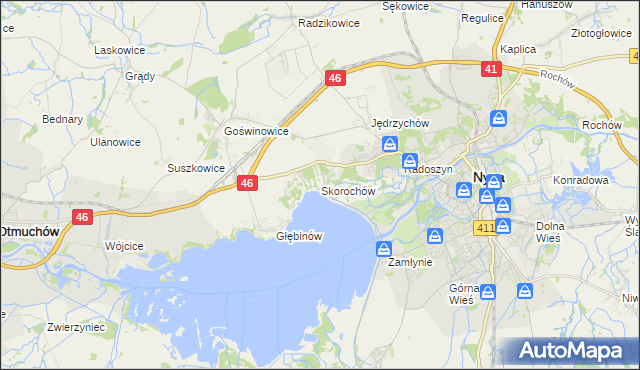 mapa Skorochów, Skorochów na mapie Targeo