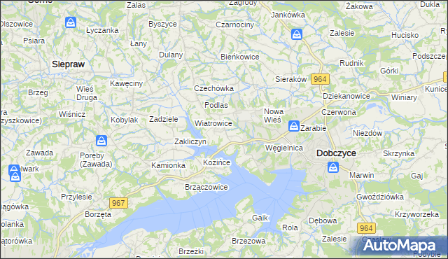 mapa Stojowice, Stojowice na mapie Targeo