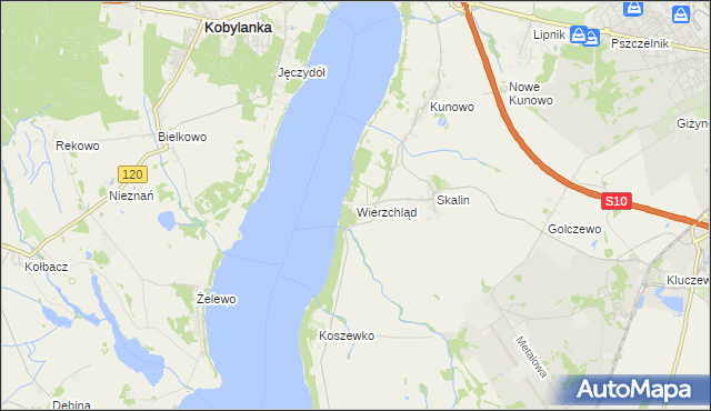 mapa Wierzchląd, Wierzchląd na mapie Targeo