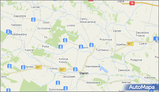 mapa Anonin, Anonin na mapie Targeo