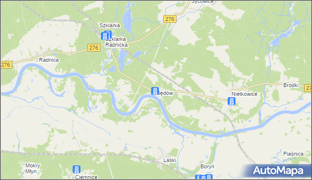 mapa Będów, Będów na mapie Targeo