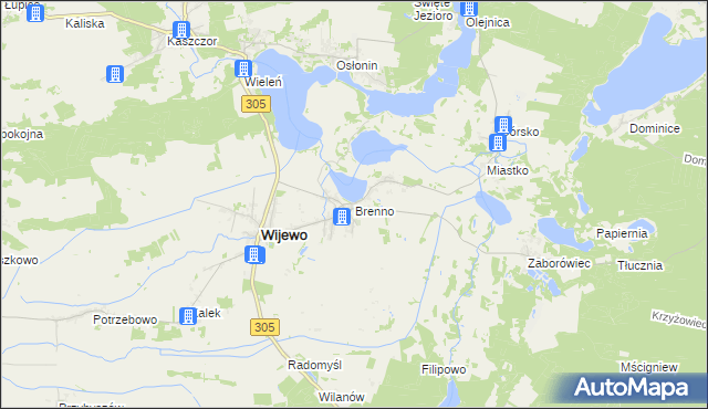 mapa Brenno, Brenno na mapie Targeo