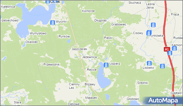mapa Bukowiny, Bukowiny na mapie Targeo