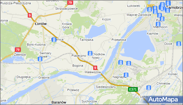mapa Chodków Nowy, Chodków Nowy na mapie Targeo