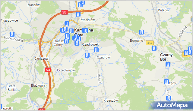 mapa Czadrów, Czadrów na mapie Targeo