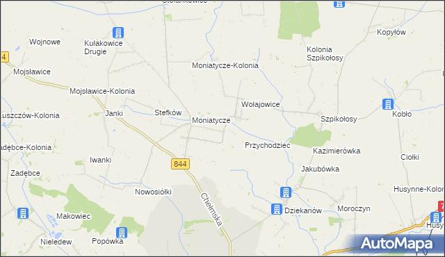 mapa Czortowice, Czortowice na mapie Targeo