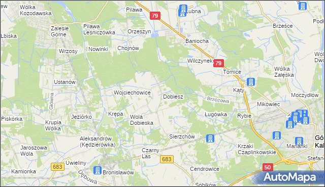 mapa Dobiesz, Dobiesz na mapie Targeo