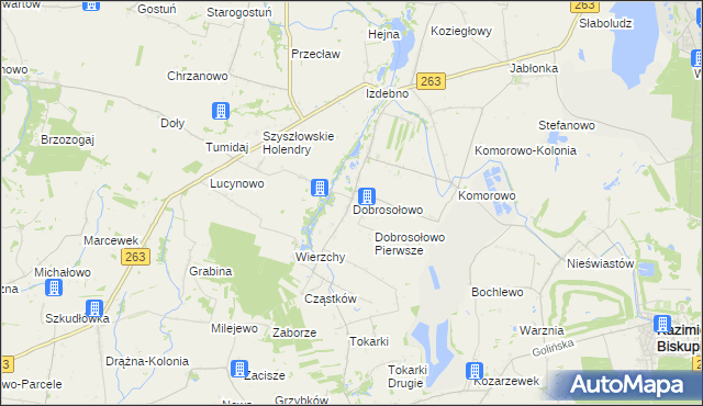 mapa Dobrosołowo, Dobrosołowo na mapie Targeo