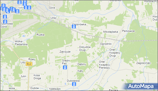mapa Dokudów Drugi, Dokudów Drugi na mapie Targeo