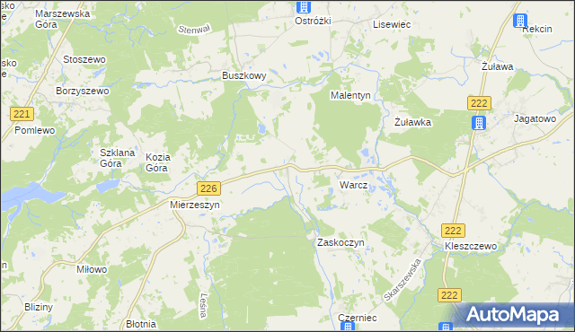 mapa Domachowo gmina Trąbki Wielkie, Domachowo gmina Trąbki Wielkie na mapie Targeo