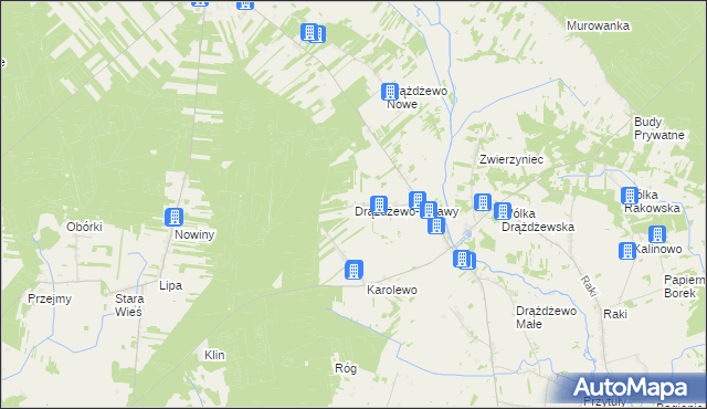 mapa Drążdżewo-Kujawy, Drążdżewo-Kujawy na mapie Targeo