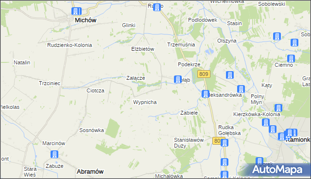 mapa Gołąb-Kolonia, Gołąb-Kolonia na mapie Targeo