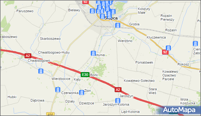 mapa Gółkowo, Gółkowo na mapie Targeo