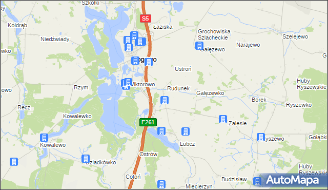 mapa Gostomka, Gostomka na mapie Targeo