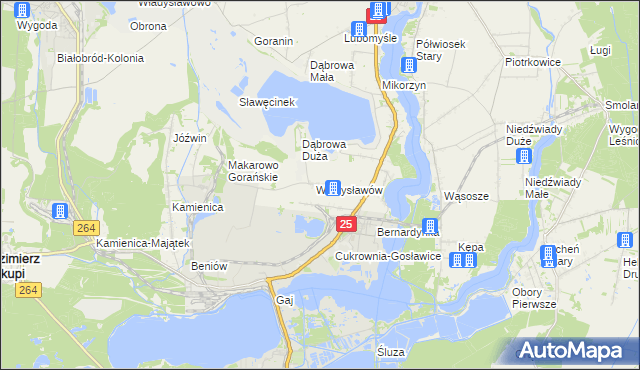 mapa Honoratka, Honoratka na mapie Targeo