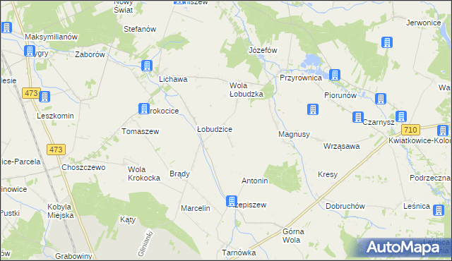 mapa Janów gmina Szadek, Janów gmina Szadek na mapie Targeo
