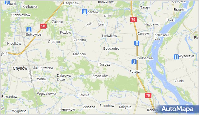 mapa Jurandów, Jurandów na mapie Targeo